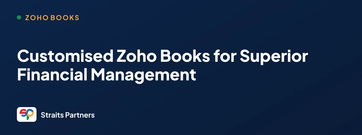 Customisation options in Zoho Books